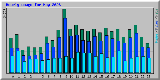 Hourly usage for May 2026